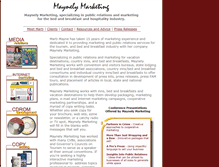 Tablet Screenshot of maynelymarketing.com